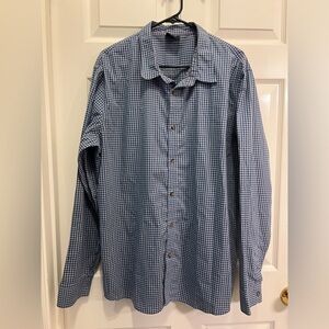 MEN’S OAKLEY PLAID BUTTON DOWN SHIRT XL